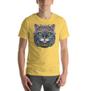 Psychedelic Mandala Cat Art | Unisex t-shirt