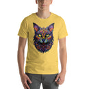 Trippy Tribal Cat Art | Unisex t-shirt