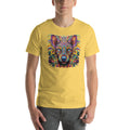 Mardi Gras Dog Mandala | Unisex t-shirt