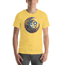 Floral Crescent Moon Mandala | Unisex t-shirt