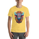 Trippy Floral Bull Mandala | Unisex t-shirt