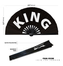 King Bamboo Hand Fan
