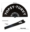 Topsy-Turvy Bamboo Hand Fan