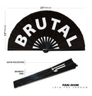 Brutal Bamboo hand fan