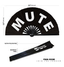 Mute Bamboo Hand Fan
