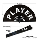 Player Bamboo Hand Fan