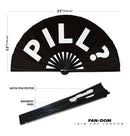 Pill? Bamboo Hand Fan