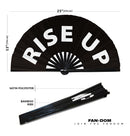 Rise Up Bamboo Hand Fan