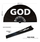God Bamboo Hand Fan