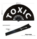 Toxic Bamboo Hand Fan