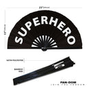 Superhero Bamboo Hand Fan