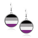 Bisexual Lesbian Polysexual Asexual Pansexual Philly Intersex Qpoc Genderqueer Progress Pride Nonbinary Bear Straight Ally Round Women's Earring