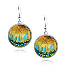 Butterfly Wings Circle earrings