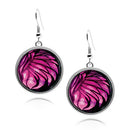 Butterfly Wings Circle earrings