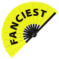 Fanciest Hand Fan Foldable Bamboo Circuit Rave Fancy Hand Fan Words Expressions Statement Gag Gifts Festival Party Accessories