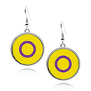 Pride Flag Circle Earrings