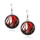 Butterfly Wings Circle earrings