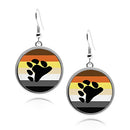 Pride Flag Circle Earrings