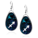 Zodiac Sign Symbols Teardrop earrings