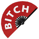 Bitch Bamboo hand fan