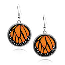 Butterfly Wings Circle earrings