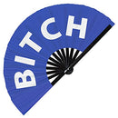 Bitch Bamboo hand fan