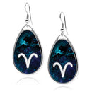Zodiac Sign Symbols Teardrop earrings