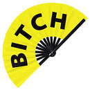Bitch Bamboo hand fan