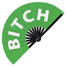 Bitch Bamboo hand fan