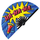 Comic Style Bamboo Hand Fan