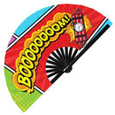 Comic Style Bamboo Hand Fan