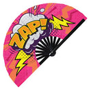 Comic Style Bamboo Hand Fan