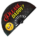 Who's Your Daddy? Bamboo Hand Fan