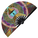 Alien Bamboo Hand Fan