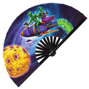 Alien Bamboo Hand Fan