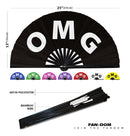 OMG Bamboo Hand Fan