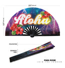 Aloha Hawaii Bamboo Hand Fan