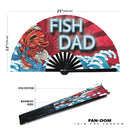 Fish Dad Bamboo Hand Fan