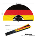 National Flags Europe Bamboo Hand Fan