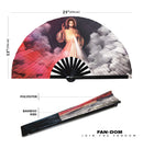 Jesus Christ Sacred Heart Bamboo Hand Fan
