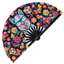 Alpaca Llama Bamboo Hand Fan