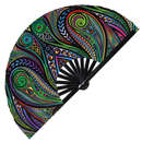 Animal Mandala Bamboo Hand Fan