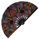 Animal Mandala Bamboo Hand Fan