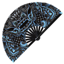 Balinese Barong Mask Bamboo hand fan