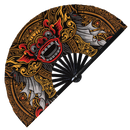 Balinese Barong Mask Bamboo hand fan