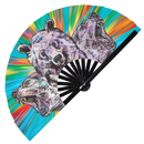 Bear Bamboo hand fan