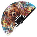 Bear Bamboo hand fan