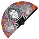 Buddha Bamboo hand fan