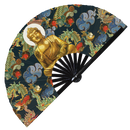 Buddha Bamboo hand fan