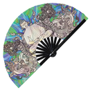 Buddha Bamboo hand fan